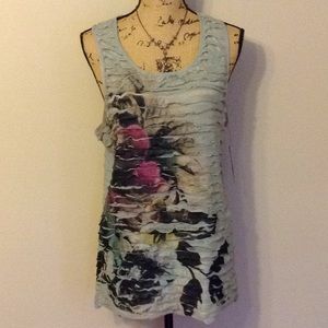 Floral Ruffle Top- NWT